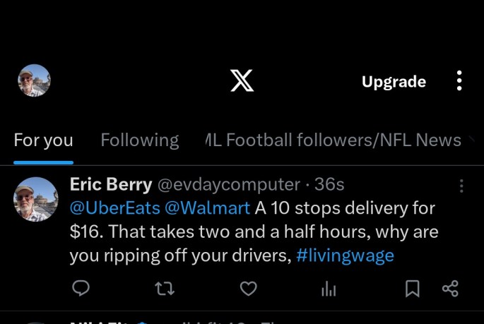 Uber Eats Walmart